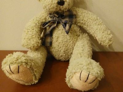 Old Fashioned Teddy Bear with Bow Tie