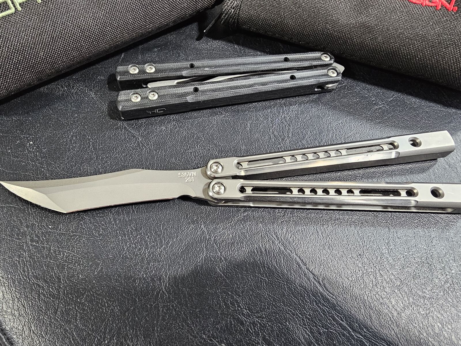 JK Designs Monarch Balisong Butterfly Knife and Orca Trainer