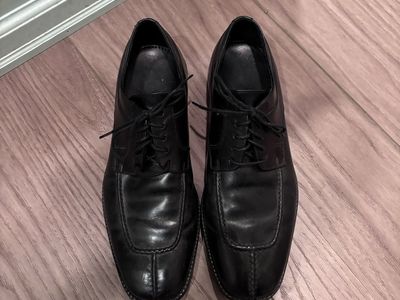 Black Leather Cole Haan Dress Shoes Size 9