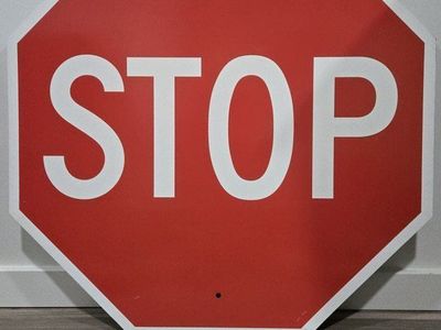 Stop Sign aluminum 30x30