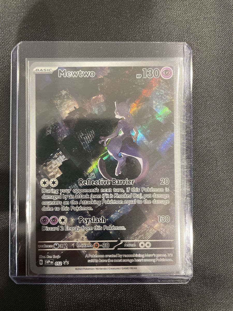Mewtwo Scarlet & Violet Promo (SVP EN 052) Pokémon TCG Card - Holo Rare, NM Condition