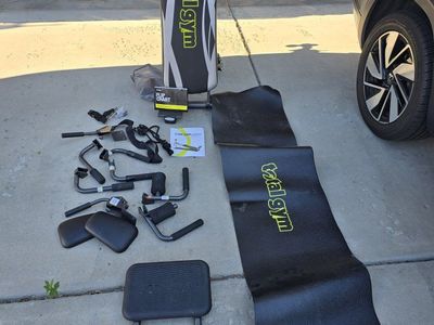 Total Gym Force Home Fitness System with Mat and Attachments