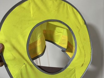 High Visibility Hard Hat Sun Shade Neck Shield