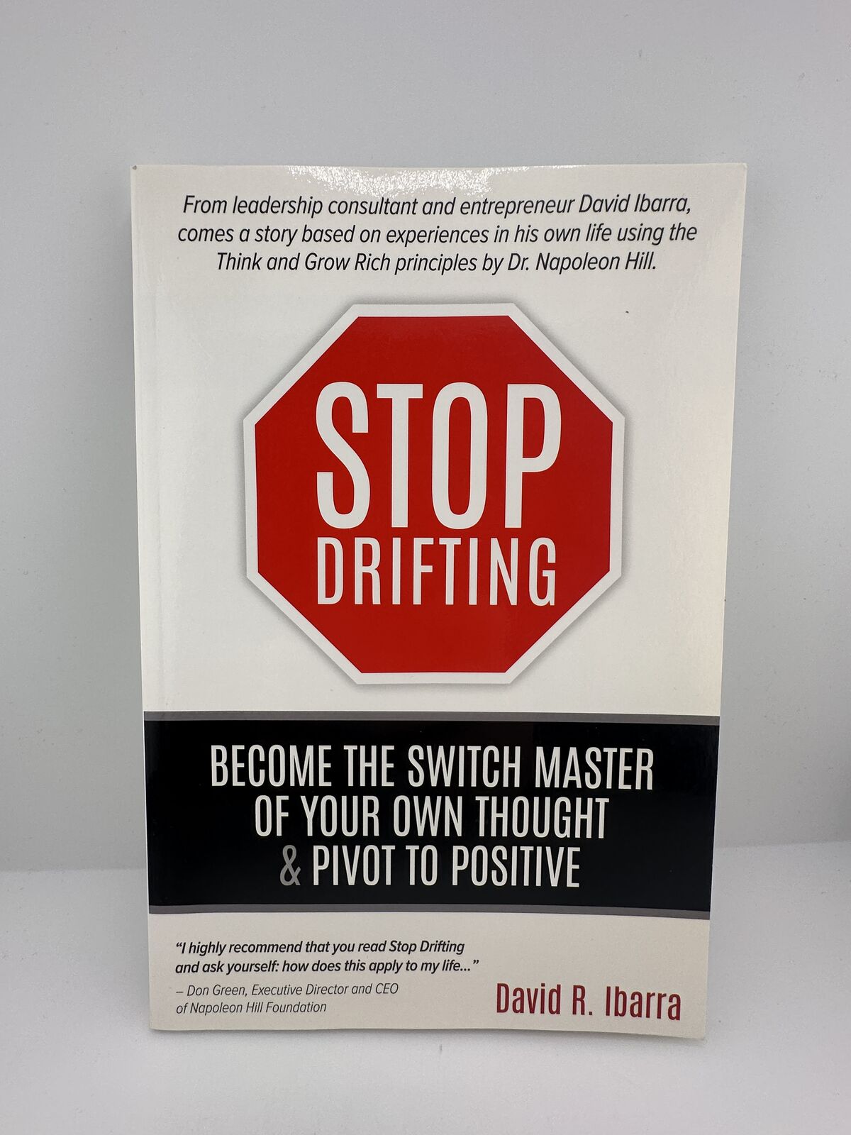 Stop Drifting David R Ibarra SIGNED PB 2020 Self Help Leadership