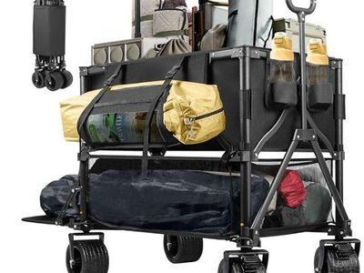 Heavy-Duty 2-Tier Foldable Wagon--Pick It Up by 6/16 and I will knock of $10!
