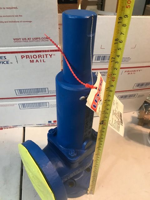 Boiler pressure relief valve by Leser 1-1/2 inch