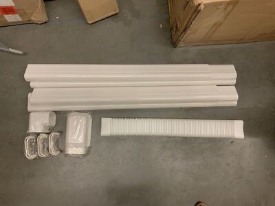 HVAC PVC Line Set Cover Kit AC Heat Pump Split Unit