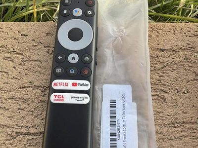 New Universal Remote Control for TCL Google TV — Voice Remote compatible with all TCL LED, QLED, 4K
