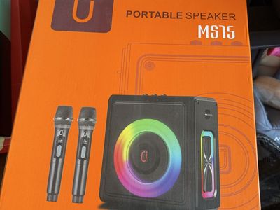 JYX MS75 Portable Bluetooth Karaoke Speaker with Two Microphones