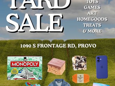 Two-Family Yard Sale - Clothes, Toys, Games, Art, Homegoods, Treats & More!