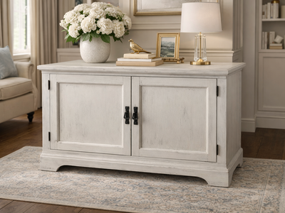 Solid Wood Entertainment Center TV Stand