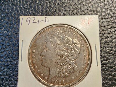 1921 D MORGAN SILVER DOLLAR