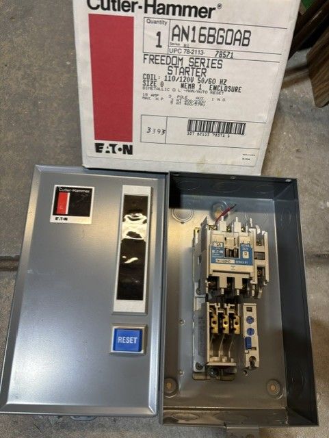 Eaton Cutler-Hammer AN16BG0AB Freedom Series NEMA Size 0 Starter in Enclosure