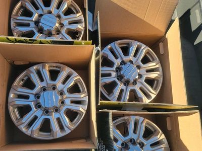 20" 2020-2023 GMC Sierra 3500 SRW Polished Alloy Wheels