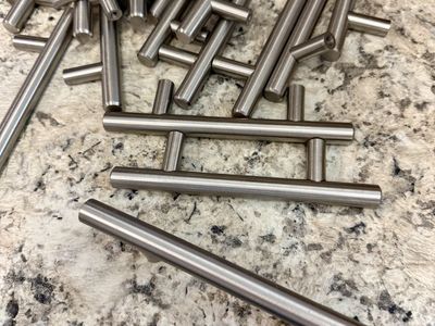 24 Brushed Nickel T-Bar Cabinet Pulls and Handles 3in