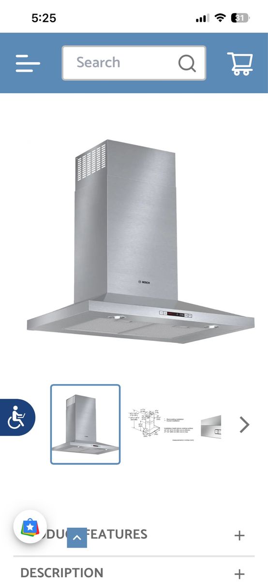 Bosch Range Hood