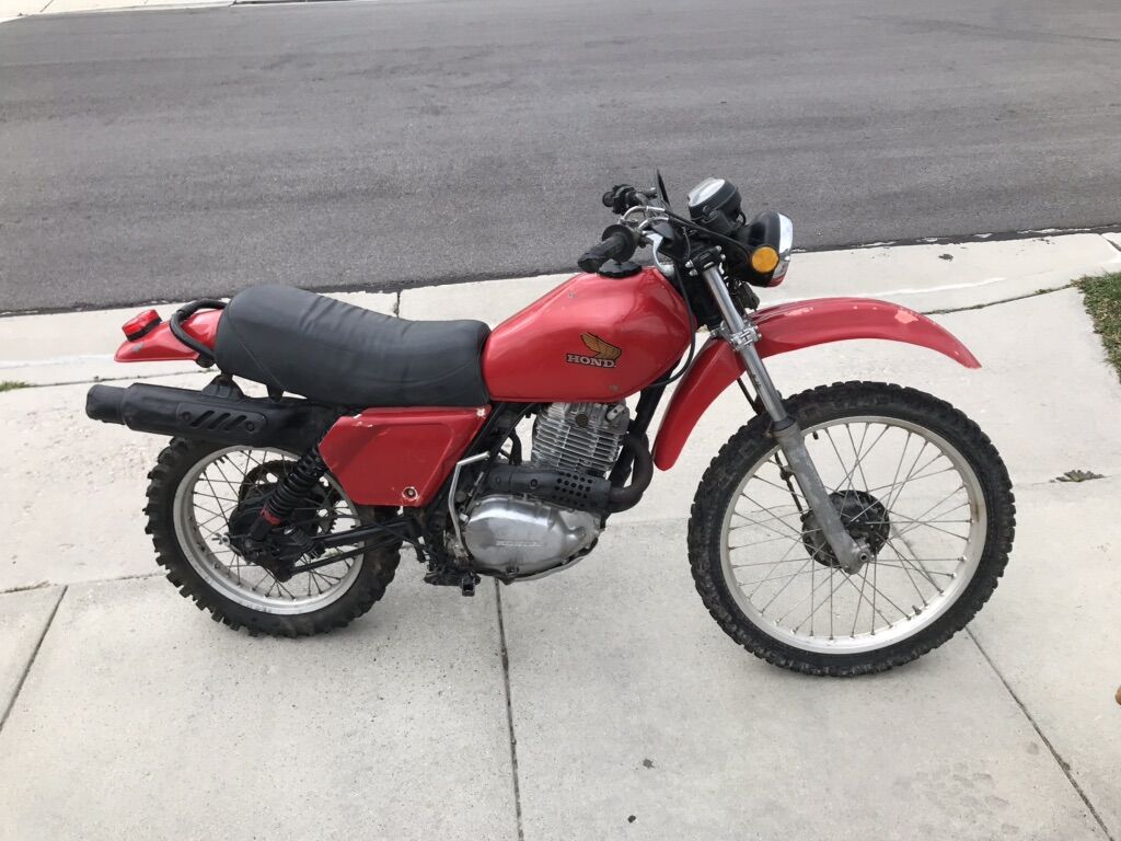 1979 Honda XL500 Dirt Bike