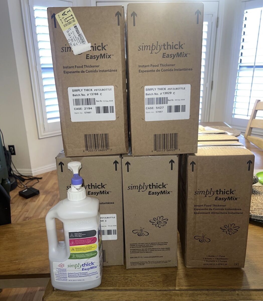 Simply thick EasyMix 1.6L Bottle w/Pump - NEW (Multiple available)