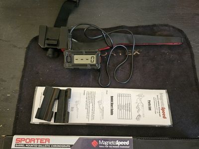 MagnetoSpeed Sporter Barrel Mounted Ballistic Chronograph with Case and Manual