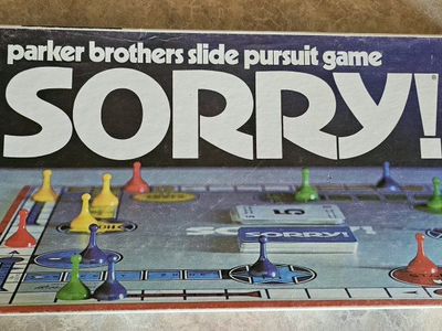 Parker Brothers Sorry Boardgame 1972