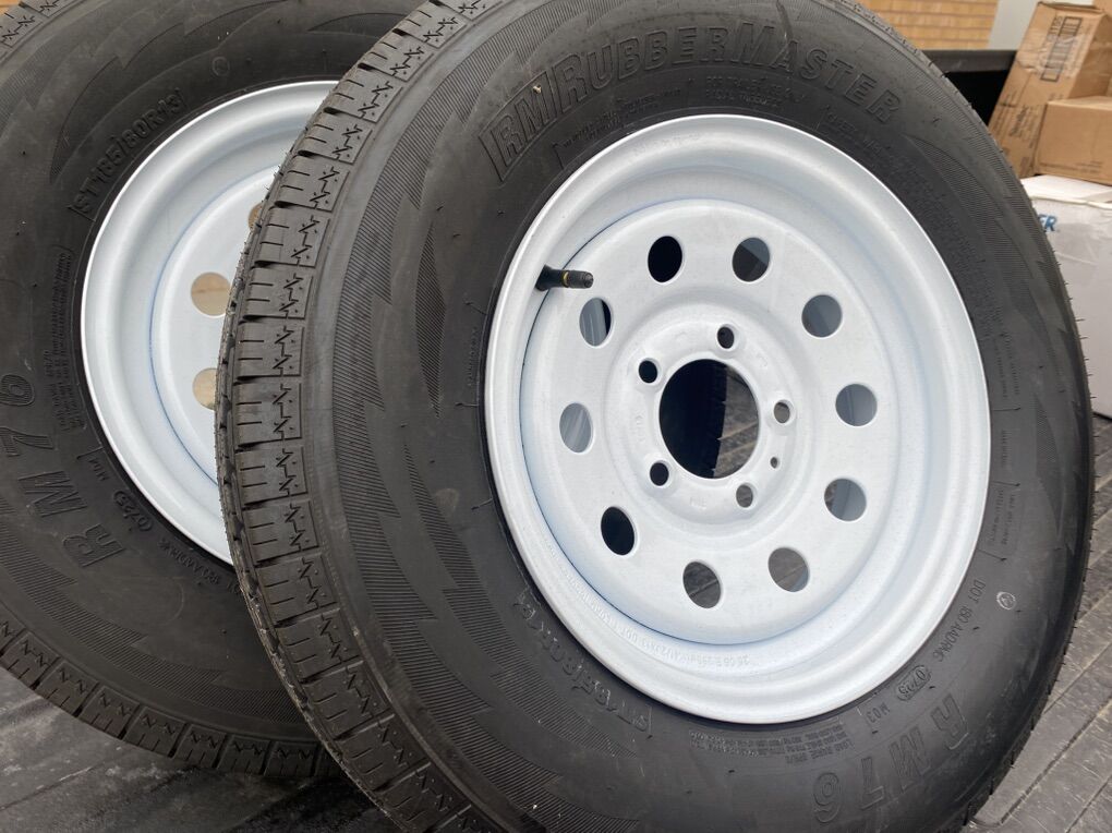 New 205/75/15 Trailer Rim & Tire