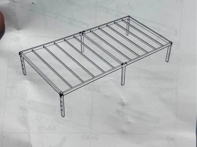 Metal Bed Frame - WDLWCTTC001 twin size
