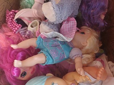 3 large boxes of different toys in good condition