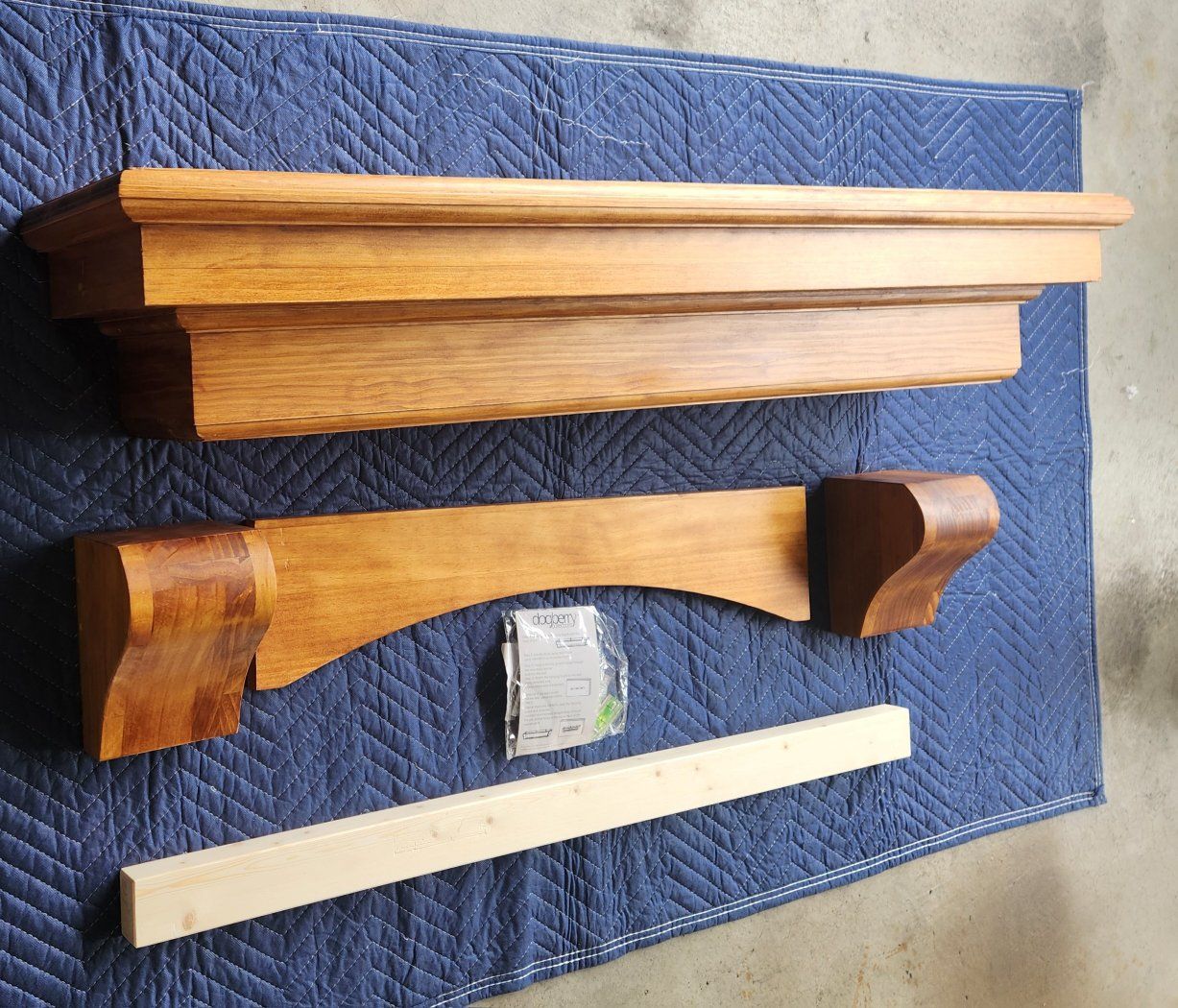 48" Mantel Dogberry Oak