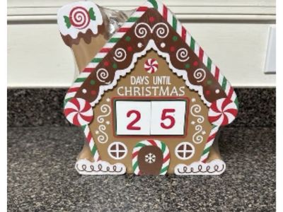 Christmas gingerbread countdown