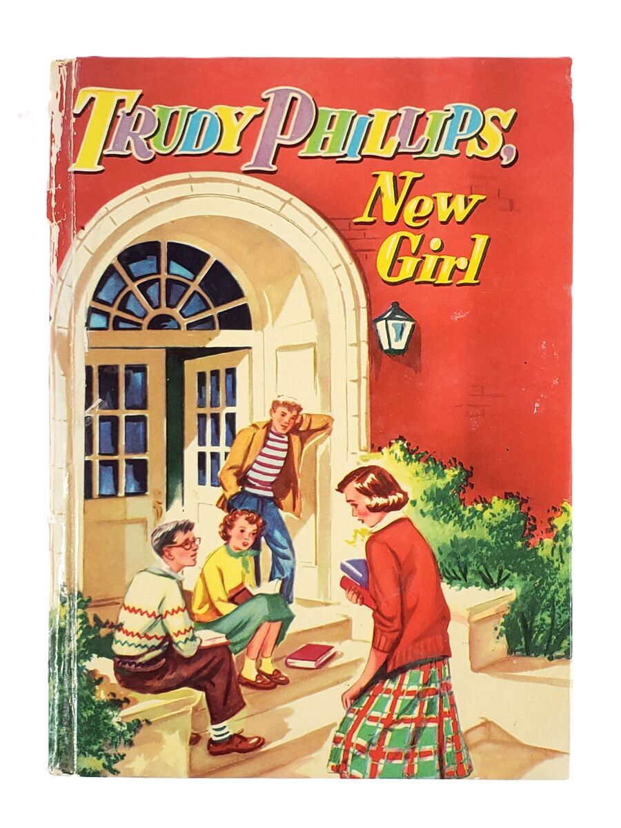 Vintage “Trudy Phillips, New Girl” Book (1953, Hardcover)