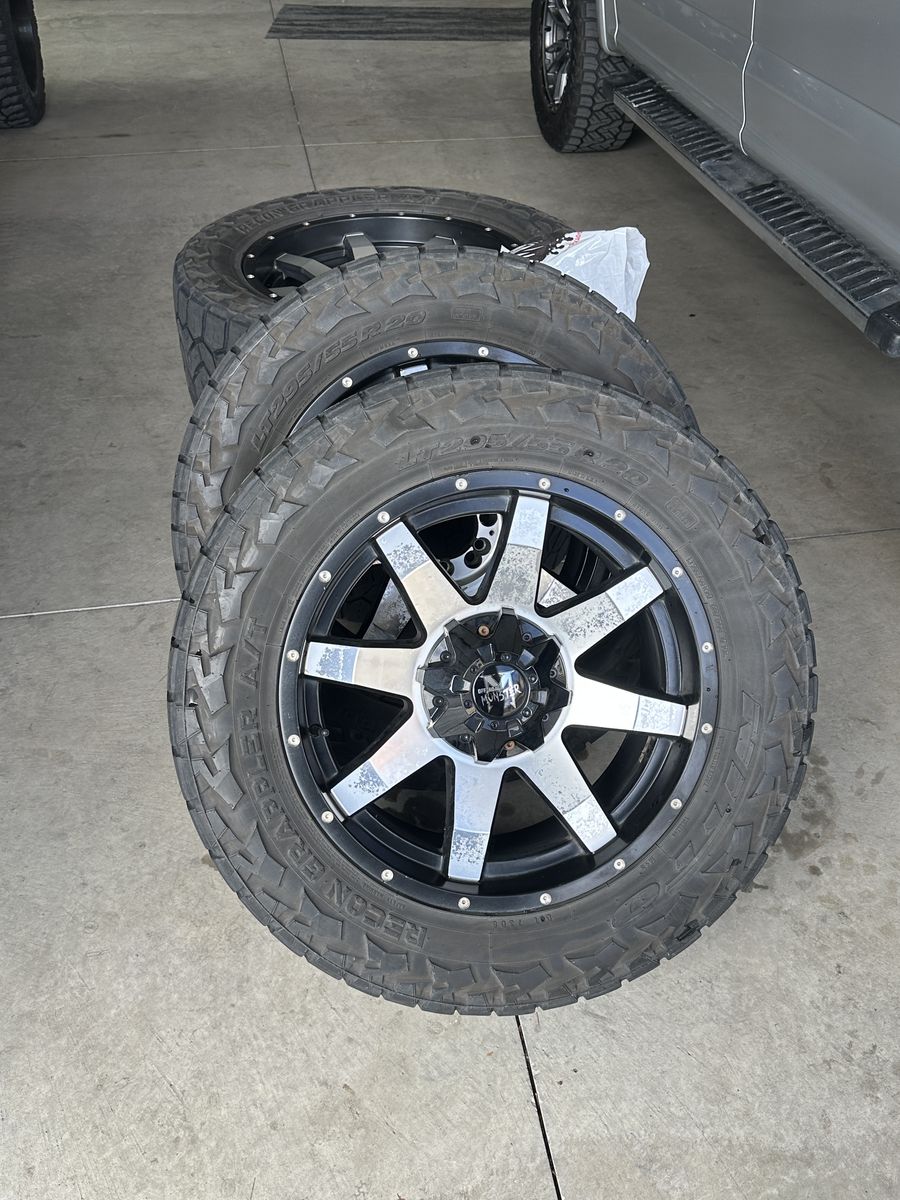 Monster Rims/ Nitto Recon Grappler Tires