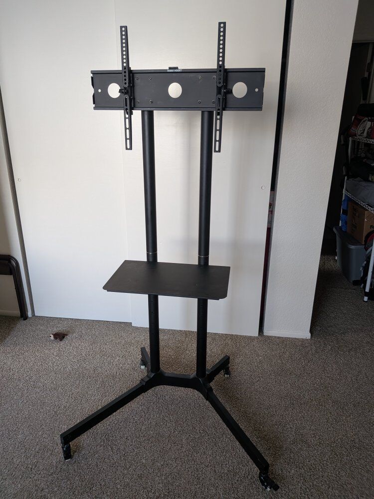 TV mobile flour stand with wheels