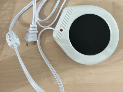 Electric candle warmer, Mug Warmer Hot Plate Coffee Tea Beverage Drink Cup Heater w/ On/Off Switch