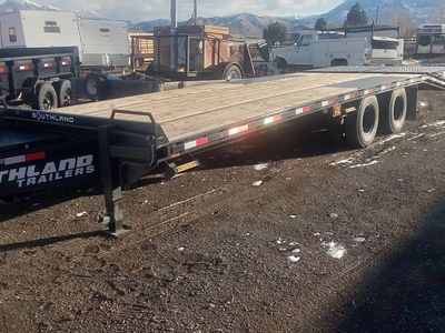 28 Foot Pintle Hitch Equipment Trailer by Southland