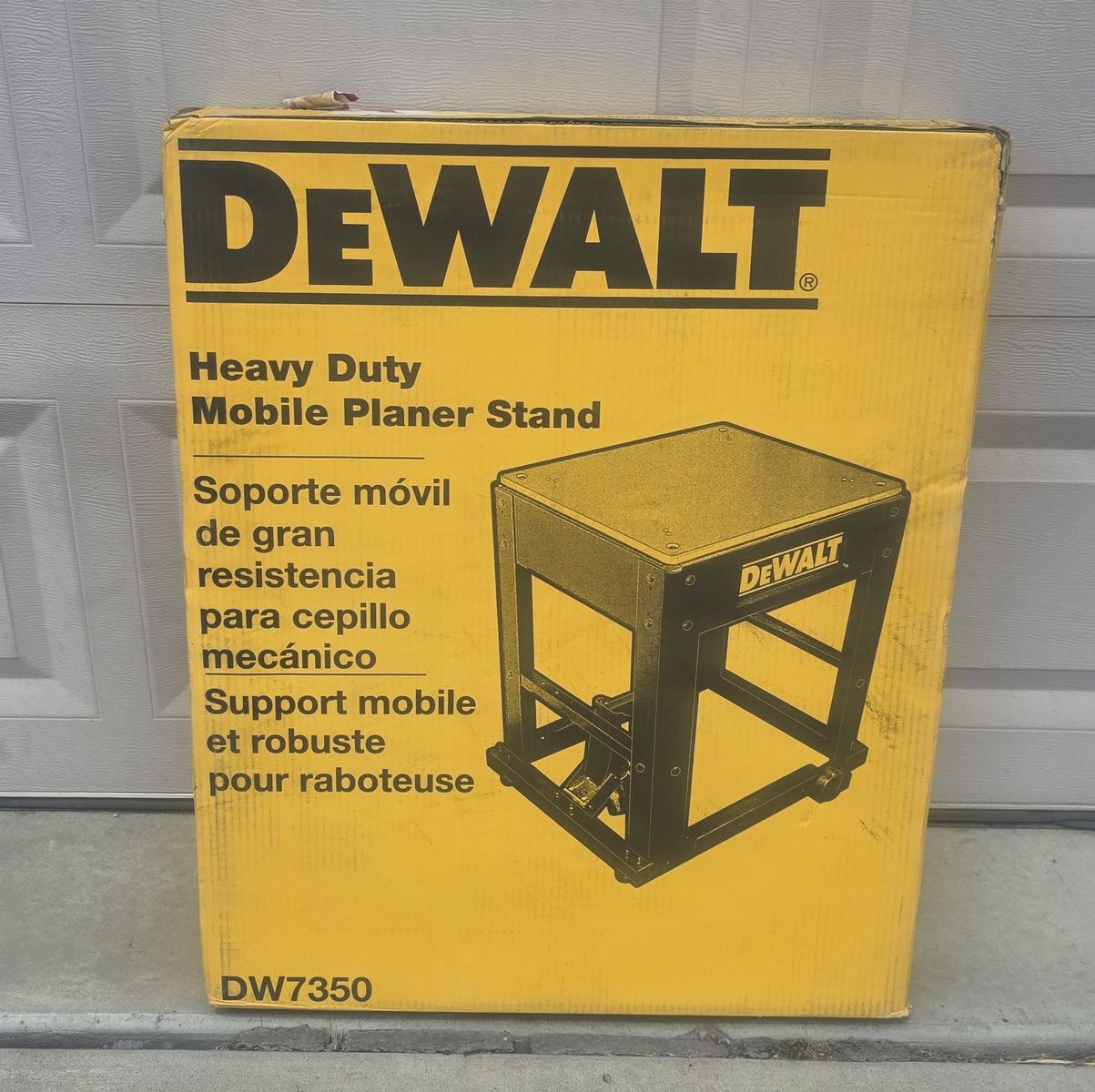 DEWALT DW7350 Mobile Thickness Planer Stand