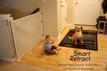 6 foot Retractable Baby Gate