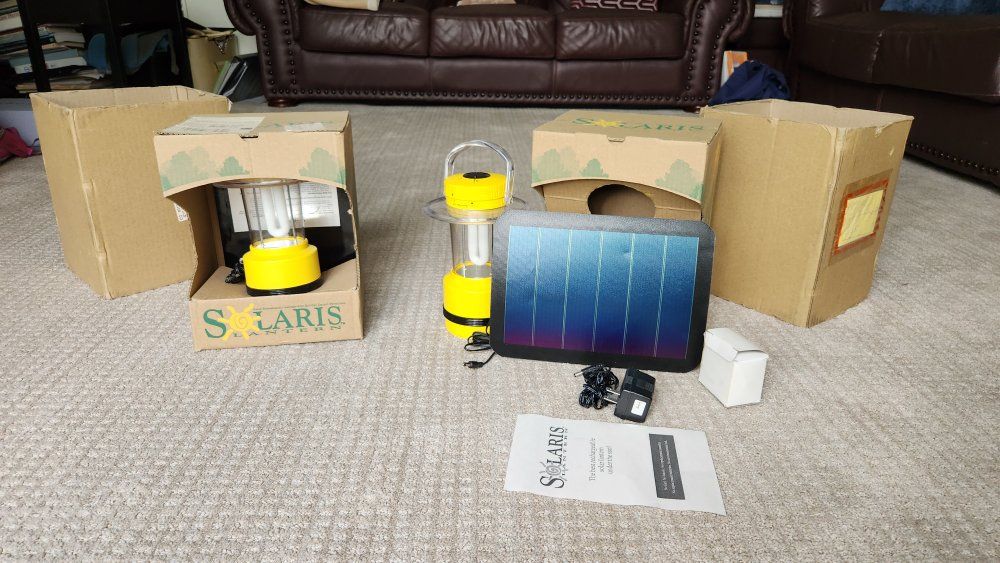 Solaris Solar& AC Rechargeable Lantern
