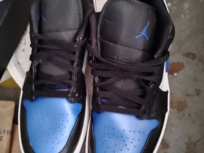 Nike Air Jordan 1 Low Royal Blue Black White Sneakers