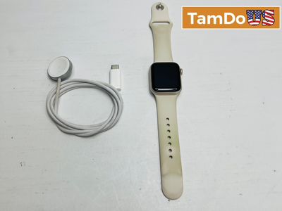 Apple Watch SE (3rd Gen, Cellular) 40mm Starlight AL Case Sport Band S/M