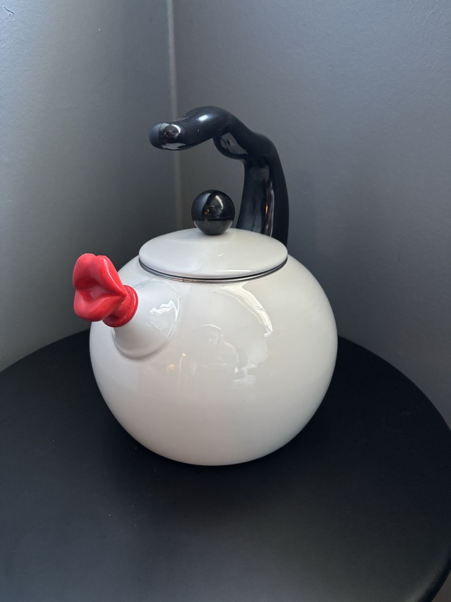 Whimsical Whistling Lips Tea Kettle