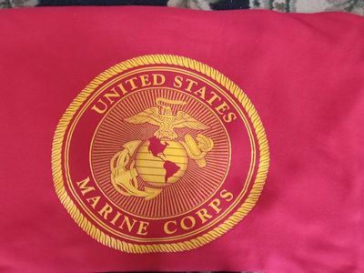 Throw Blanket 69" X 53" MV Sport Care Over Red United States Marine Corps