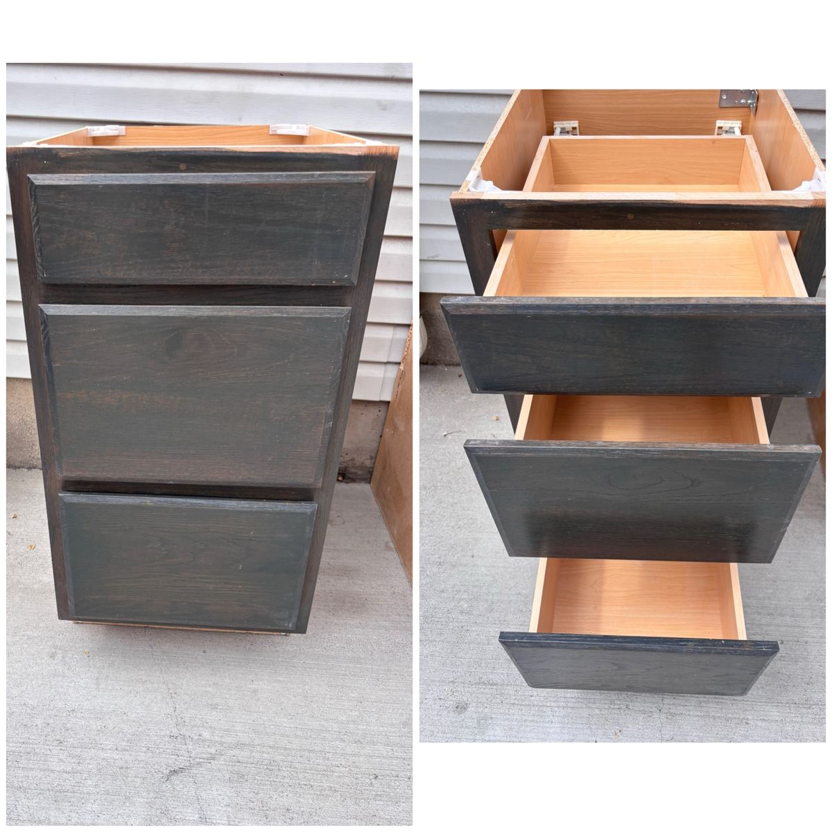 Base Kitchen Cabinet Drawers 18x24x35
