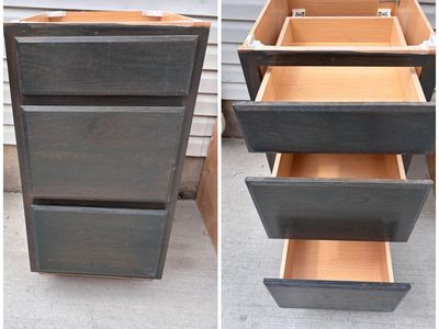 Base Kitchen Cabinet Drawers 18x24x35