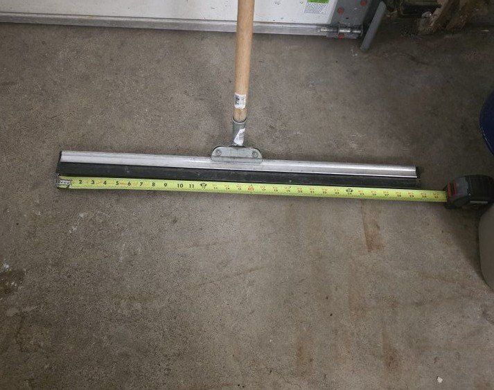 Floor Squeegee with Wooden Handle - 30 Inch