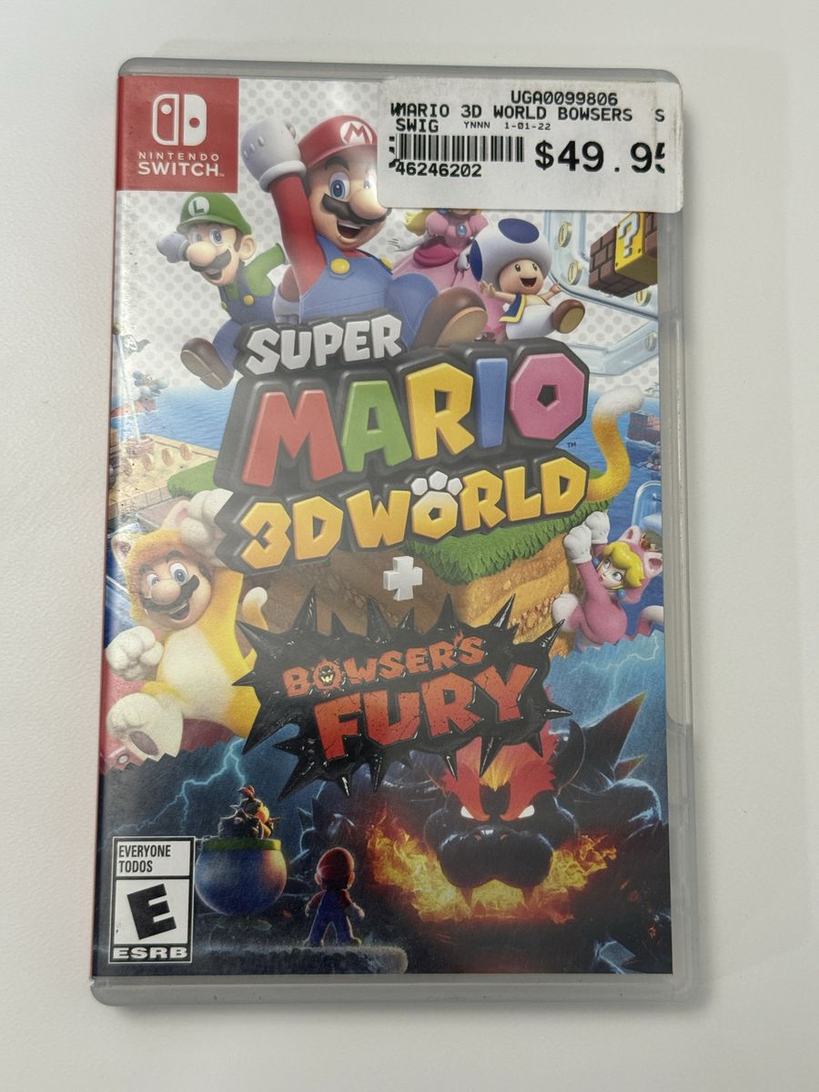 Nintendo Switch Game / Super Mario 3d World / Good Condition