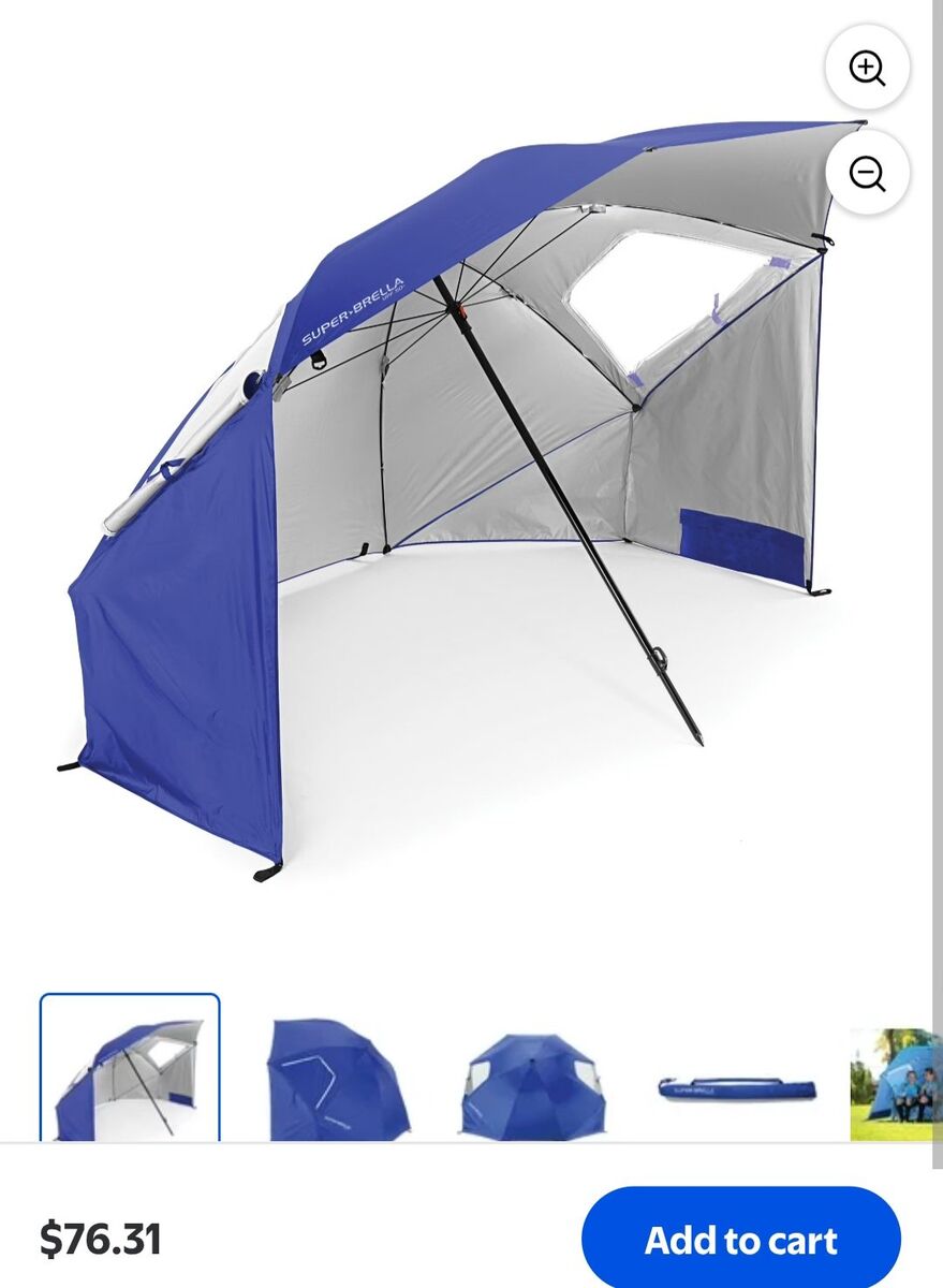 Umbrella- Shelter 8' 50UPF Solar Protection