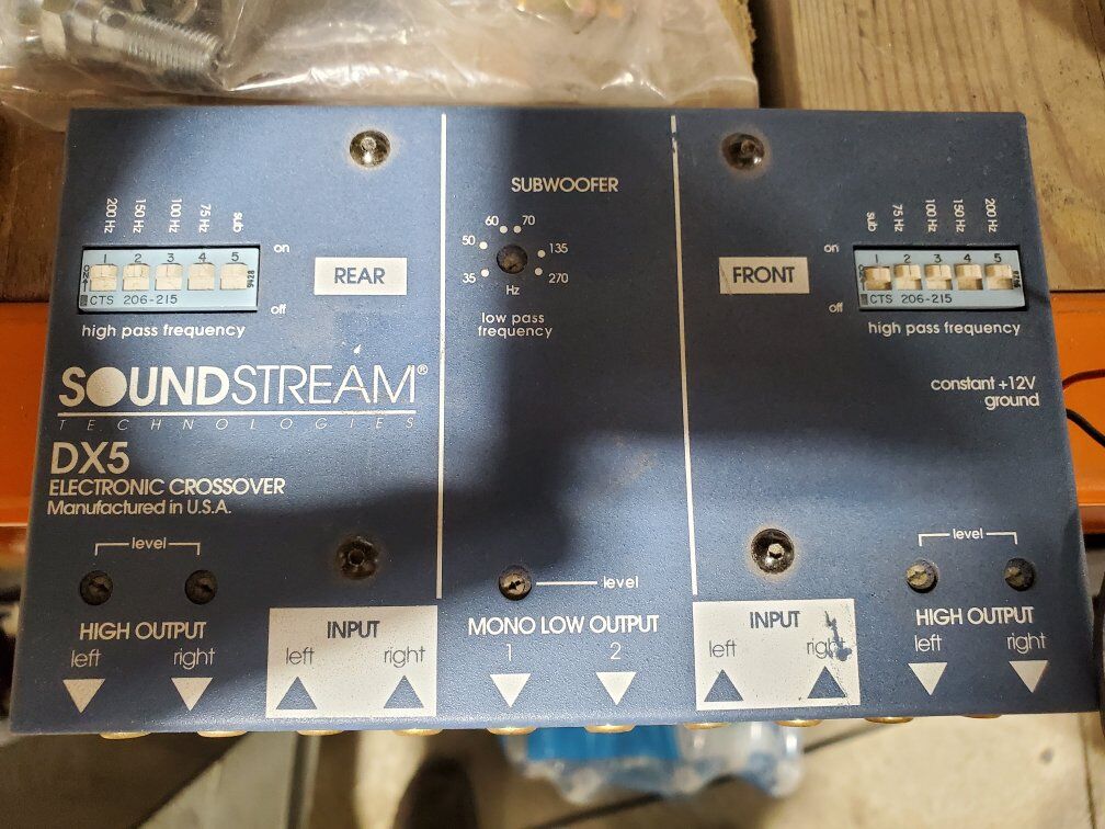 Soundstream electronic crossover