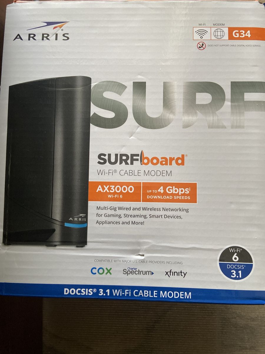 Arris AX3000 G34 modem