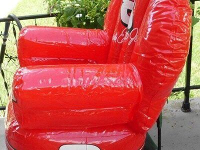 inflatable budweiser chair