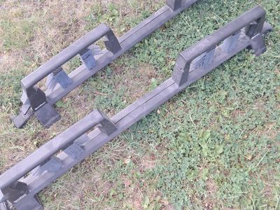 SportRack Rooftop Kayak/Canoe Carrier J-Style Cradles - Black, Universal Fit